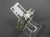 ANTIQUE 1.58CT OLD MINE DIAMOND PLATINUM DOUBLE WAVE ETERNITY FUN RING #18829