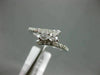 ESTATE .50CT ROUND DIAMOND 14KT WHITE GOLD CLASSIC 2 STONE CRISS CROSS LOVE RING