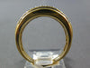 WIDE 1.99CT DIAMOND & AAA SAPPHIRE 18KT YELLOW GOLD MULTI ROW ANNIVERSARY RING