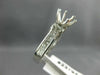 .96CT DIAMOND 14K WHITE GOLD 3D ROUND PRINCESS SEMI MOUNT ENGAGEMENT RING #23794