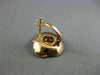 ESTATE .90CT WHITE & BLACK DIAMOND 14KT ROSE & BLACK GOLD CLIP ON STUD EARRINGS