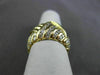 ESTATE LARGE 1.23CT ROUND DIAMOND 18KT YELLOW GOLD PYRAMID COCKTAIL RING #6349