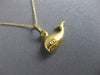 ESTATE 14K YELLOW GOLD 3D CLASSIC HANDCRAFTED BABY WHALE FLOATING PENDANT #25066