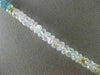 ESTATE 101.54CT DIAMOND & AAA AQUAMARINE 18K YELLOW GOLD BY THE YARD NECKLACE