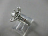 ESTATE BAGUETTE DIAMOND 14K W GOLD RING MARQUISE SEMI MOUNT SETTING EF VVS 21090