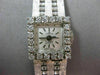 ANTIQUE .45CT OLD MINE DIAMOND 18KT WHITE GOLD FORTIS 17 JEWELS WATCH #18918