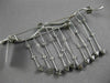 EXTRA LARGE 4.51CT WHITE & CHOCOLATE FANCY DIAMOND 18KT WHITE GOLD FLOWER BROOCH