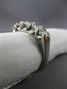 ANTIQUE LARGE 1.75CT DIAMOND PLATINUM FIVE STONE WEDDING ANNIVERSARY RING #22296