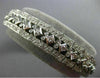 ESTATE WIDE & LONG 4.62CT DIAMOND 14KT WHITE GOLD 3D ETOILE FILIGREE BRACELET