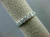ESTATE .50CT DIAMOND 14KT WHITE GOLD 9 STONE SEMI BEZEL ETOILE ANNIVERSARY RING