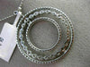ESTATE 1.26CT DIAMOND 14KT WHITE GOLD 3D FILIGREE BY THE YARD CIRCULAR PENDANT