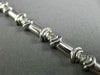 ESTATE .55CT DIAMOND 14KT WHITE GOLD 3D SEMI BEZEL PRONG BEZEL TENNIS BRACELET