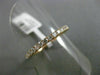 ESTATE .36CT DIAMOND 18KT ROSE GOLD CLASSIC ETOILE WEDDING ANNIVERSARY RING 2mm