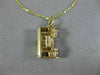 ANTIQUE 14KT YELLOW GOLD 3D CLASSIC SAN FRANCISCO TROLLEY CAR PENDANT #26312