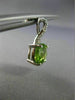 ESTATE 14KT WHITE GOLD HANGING EARRINGS. 3D SQUARE INFINITY DESIGN