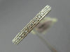 ESTATE .50CT DIAMOND 14KT WHITE GOLD 3D DOUBLE SIDED ETERNITY ANNIVERSARY RING