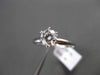 ESTATE .66CT DIAMOND 14KT WHITE GOLD CLASSIC SOLITAIRE ENGAGEMENT RING BEAUTIFUL