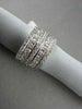 ESTATE WIDE F COLOR, VVS 4.0CT DIMAOND 18K GOLD RING