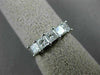 ESTATE 1.04CT PRINCESS DIAMOND 14KT WHITE GOLD FIVE STONE ANNIVERSARY RING #1625