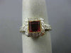 1.58CT DIAMOND & AAA SQUARE PINK TOPAZ 18KT YELLOW GOLD 3D HALO ENGAGEMENT RING