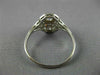ANTIQUE .76CT OLD MINE DIAMOND PLATINUM GOLD 3D FILIGREE ENGAGEMENT RING #26496
