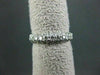 ESTATE WIDE 1.15CT DIAMOND 14KT WHITE GOLD PAVE WEDDING ANNIVERSARY  RING #1193