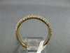 ESTATE .91CT DIAMOND 18KT ROSE GOLD 3D CLASSIC ETERNITY WEDDING ANNIVERSARY RING