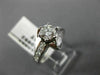 ESTATE WIDE EGL 1.31CT DIAMOND 18KT WHITE GOLD SOLITAIRE ENGAGEMENT RING #10992
