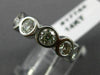 ESTATE WIDE 2.11CT DIAMOND 14K WHITE GOLD BEZEL ETERNITY ANNIVERSARY RING 17744