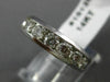 ESTATE WIDE 1.50CT DIAMOND 14K WHITE GOLD 9 STONE WEDDING ANNIVERSARY RING 15125