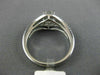 GIA CERTIFIED 1.25CT ROUND & BAGUETTE DIAMOND 14K WHITE GOLD 3D ENGAGEMENT RING