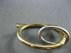 ESTATE LARGE 14KT WHITE & YELLOW GOLD OVAL ABSTRACT BROOCH PIN BEAUTIFUL! #22513