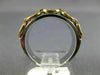 ESTATE WIDE .22CT DIAMOND 18KT WHITE & ROSE GOLD 3D SQUARE HALO ANNIVERSARY RING