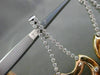 ESTATE 1.20CT DIAMOND 14KT WHITE & YELLOW GOLD 3D ETOILE MOON HANGING EARRINGS