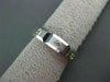 ESTATE WIDE .48CT DIAMOND 14K W GOLD SQUARE ETOILE ANNIVERSARY MENS RING #15429
