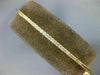 ESTATE .38CT DIAMOND 18K YELLOW GOLD CLASSIC BAR FLEXIBLE LOVE BANGLE BRACELET