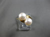 ESTATE AAA SOUTH SEA PEARL 14KT YELLOW GOLD CLASSIC CRISS CROSS LOVE RING 28165