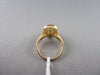 ESTATE WIDE 3.79CTW AAA CITRINE & DIAMOND 18KT YELLOW GOLD RING