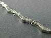 ESTATE .82CT DIAMOND 14KT WHITE GOLD CLASSIC SOLITAIRE BEZEL DROP NECKLACE #204