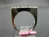 ESTATE .60CT DIAMOND 18KT WHITE GOLD ROUND & PRINCESS INVISIBLE ANNIVERSARY RING