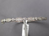1.40CT DIAMOND 14K WHITE GOLD 3D ROUND & MARQUISE SHAPE FILIGREE BANGLE BRACELET