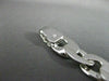 ESTATE WIDE 14KT WHITE GOLD SOLID HANDCRAFTED ITALIAN CLASSIC BRACELET #22778