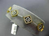 ESTATE WIDE 1.80CT DIAMOND 18KT 2 TONE GOLD 3D MULTI SHAPE BY THE YARD BRACELET