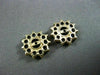 ANTIQUE .48CT AAA ROUND SAPPHIRE 14KT YELLOW GOLD EARING JACKETS 11mm #20877
