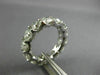 ESTATE LARGE 5.53CT ROUND DIAMOND PLATINUM 3D ETERNITY WEDDING ANNIVERSARY RING