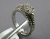 .96CT DIAMOND 14KT WHITE GOLD 3D CLASSIC HALO SQUARE WEDDING ENGAGEMENT RING SET