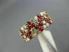 WIDE 2.40CT DIAMOND & AAA RUBY 18KT YELLOW GOLD ZIG ZAG WEDDING ANNIVERSARY RING