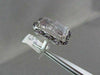 ESTATE FILIGREE 14KT WHITE 14.48CT RECTANGULAR AAA PINK AMETHYST GOLD RING