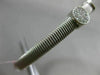 ESTATE .60CT DIAMOND 14KT WHITE GOLD 3D CIRCULAR MESH FLEXIBLE BANGLE BRACELET