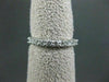 ESTATE .35CT DIAMOND 14KT WHITE GOLD 11 STONE ANNIVERSARY / WEDDING RING #1639